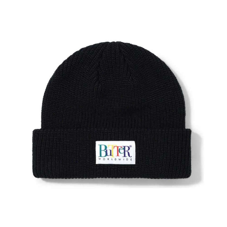 Butter Goods Jumble Beanie Black - 50-50 Skate Shop