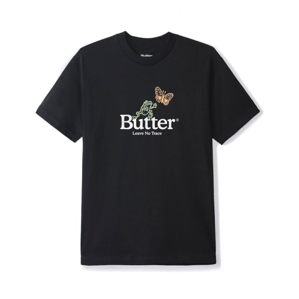 Butter Goods Leave No Trace Tee Black - 50-50 Skate Shop