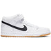 Nike SB Dunk Mid Pro ISO Orange Label White Black White Gum Light Brown - 50-50 Skate Shop