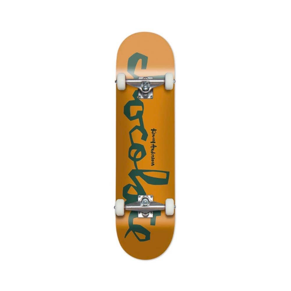 Chocolate Skateboard Complete Chunk Kenny Anderson 8.0" x 31.875" Mustard 14.25" WB - 50-50 Skate Shop