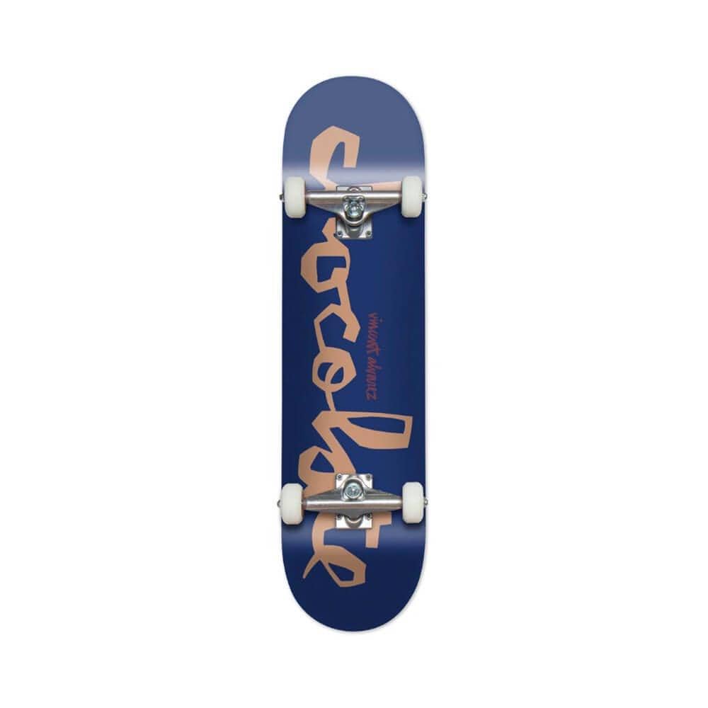 Chocolate Skateboard Complete Chunk Vincent Alvarez 7.75" x 31.125" Blue 14.5" WB - 50-50 Skate Shop