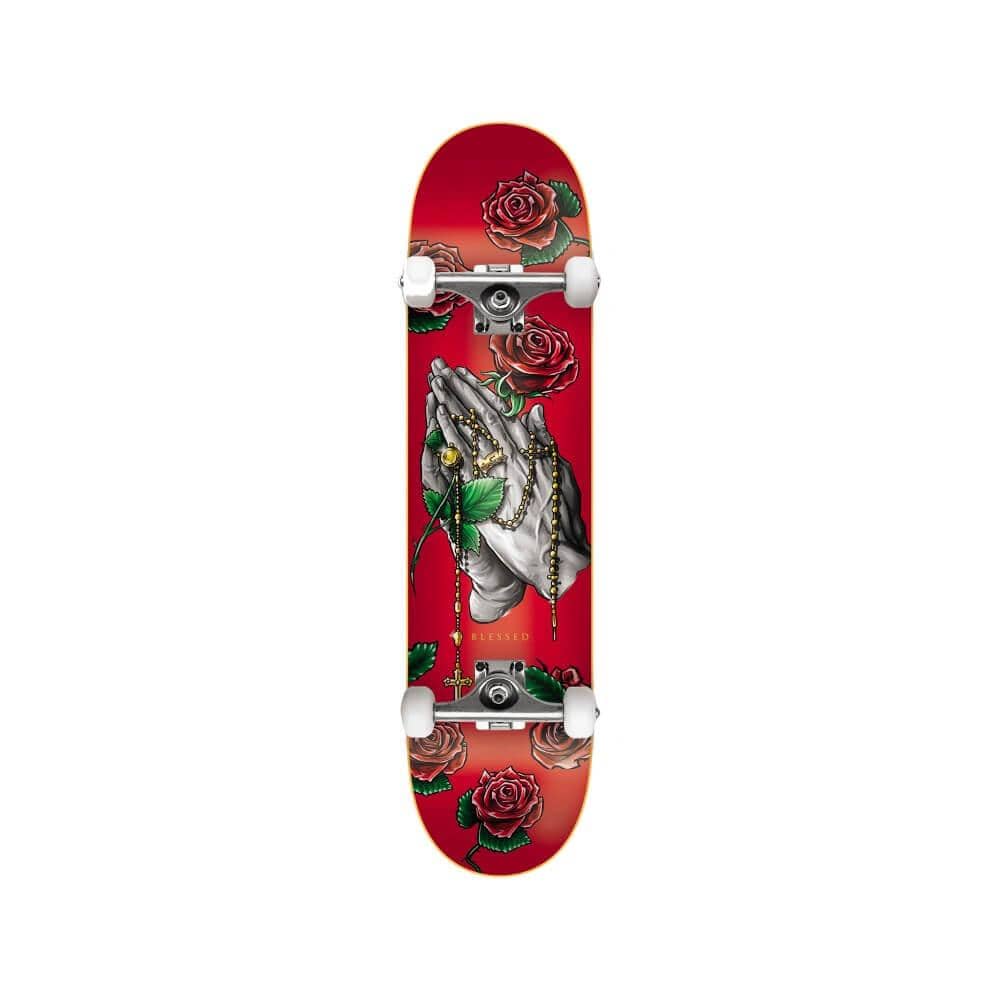 DGK Skateboard Complete Divine 7.75" x 31" Red 14.5" WB - 50-50 Skate Shop