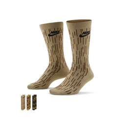 Nike Everyday Essential Crew Socks Multi Colour(3 Pairs) - 50-50 Skate Shop