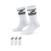 Nike Sportswear Everyday Essential Crew Socks (3 Pairs) White Black - 50-50 Skate Shop