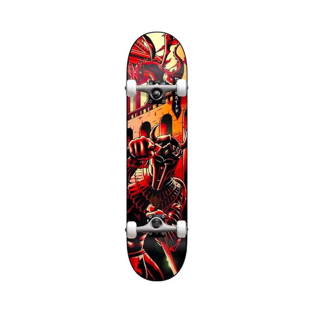 Darkstar Skateboard Complete Inception Dragon 8.125" x 31.625" Red 14.25" WB - 50-50 Skate Shop