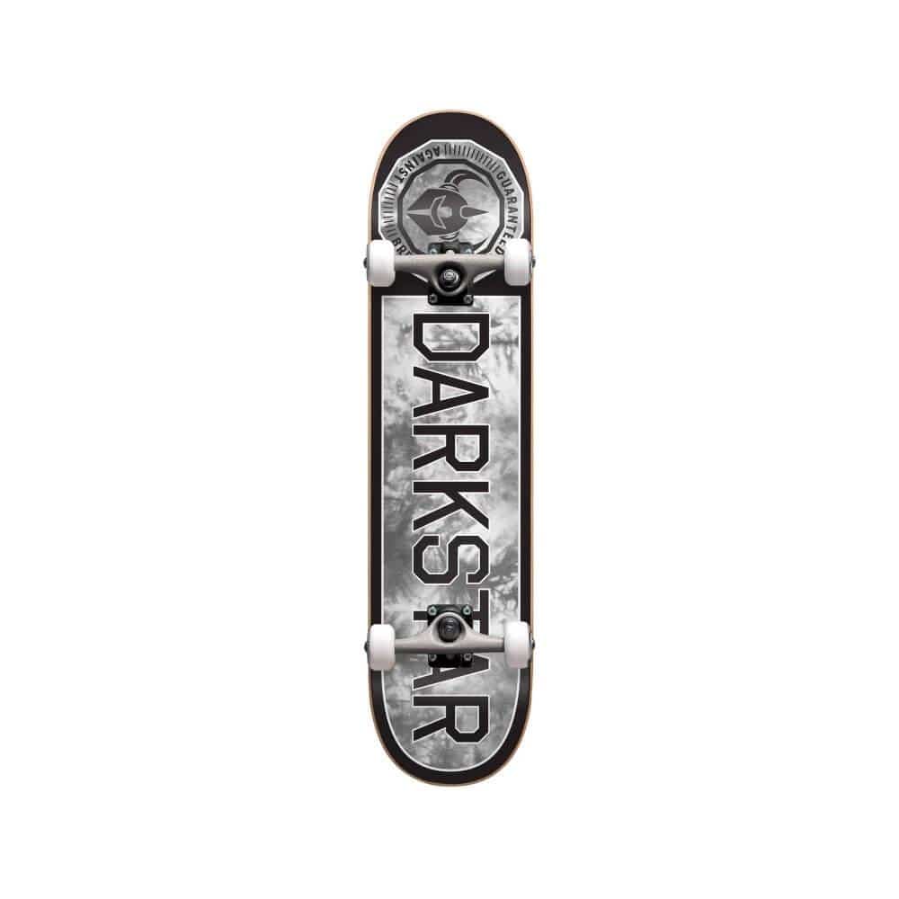 Darkstar Skateboard Complete Timeworks 8.25" x 31.75" Silver Tie Dye 14.25" WB - 50-50 Skate Shop