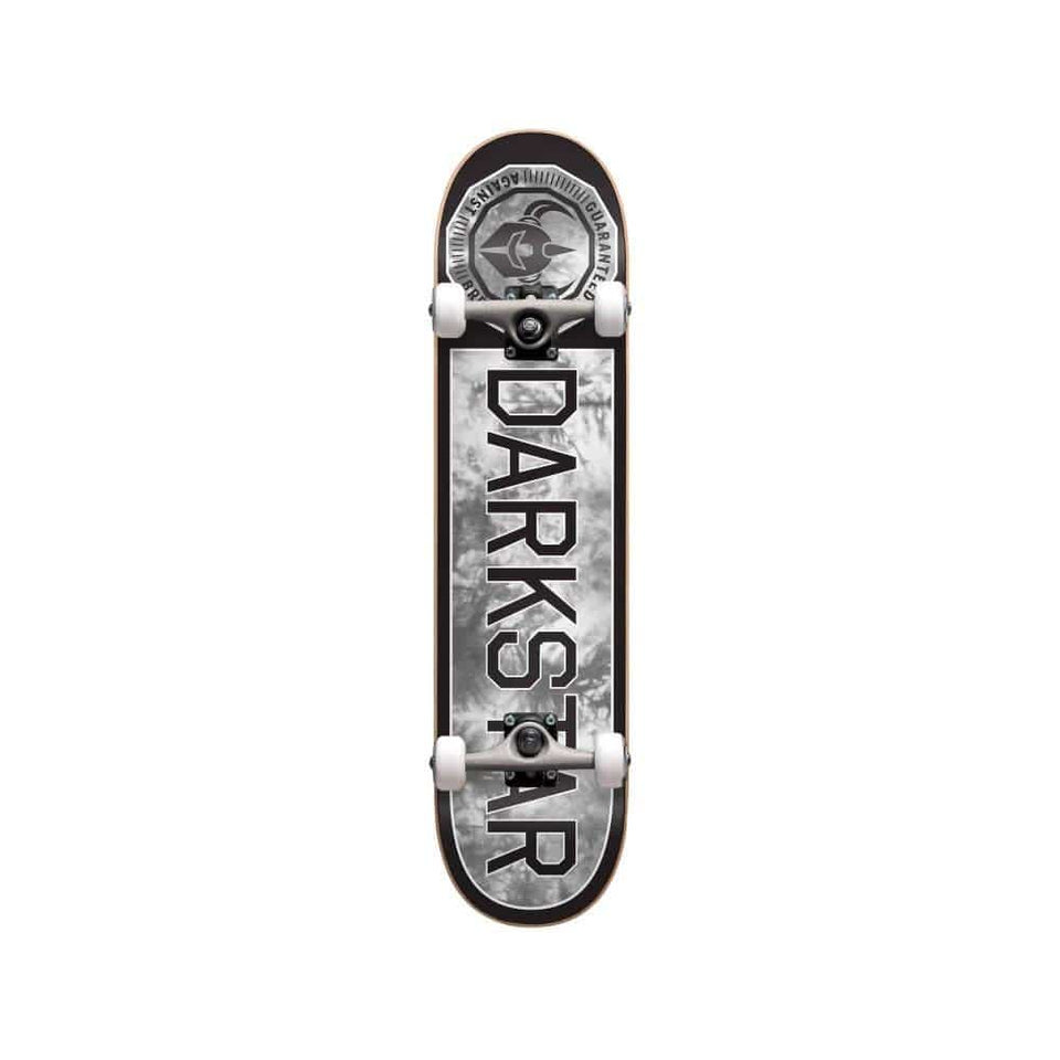 Darkstar Skateboard Complete Timeworks 8.25" x 31.75" Silver Tie Dye 14.25" WB - 50-50 Skate Shop