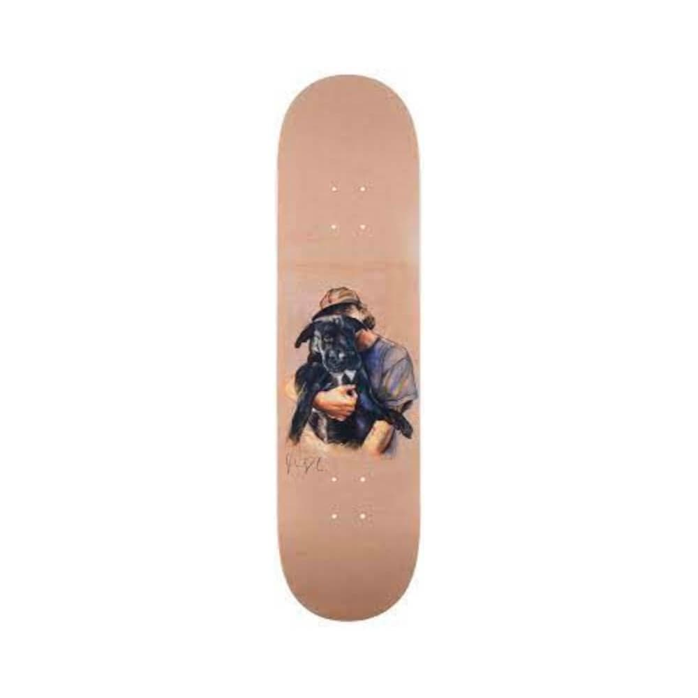 Deathwish Skateboard Deck Julian Davidson Travels With Luna 8.25" x 31.5" Brown 14.25" WB - 50-50 Skate Shop