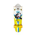Dusters Skateboard Complete Flashback Felix Cruiser 28" x 7.8" Yellow White 14.5" WB - 50-50 Skate Shop
