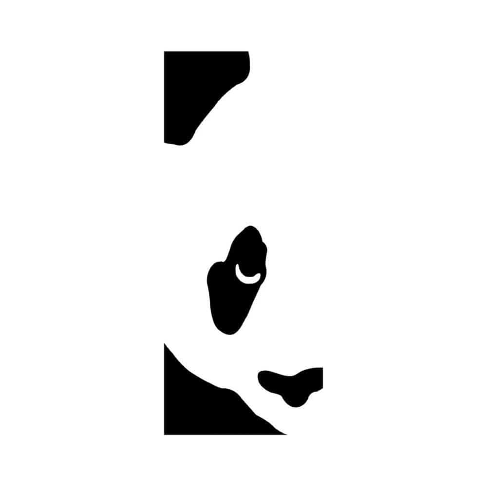 Enjoi Box Panda Sticker Black - Sold Individually - 50-50 Skate Shop