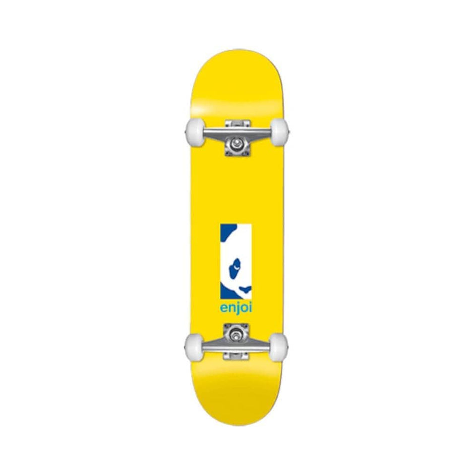Enjoi Skateboard Complete Box Panda 8.125" x 31.625" Yellow 14.25" WB - 50-50 Skate Shop