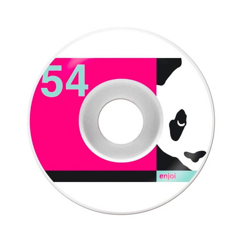 Enjoi Skateboard Wheels Box Panda 54mm 99A Pink - 50-50 Skate Shop