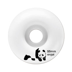 Enjoi Skateboard Wheels Panda 55mm 99A White - 50-50 Skate Shop