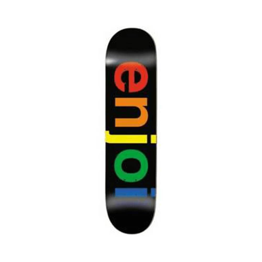 Enjoi Skateboard Deck Spectrum R7 8.25" x 31.9" Black 14.25" WB - 50-50 Skate Shop