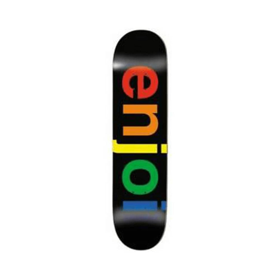 Enjoi Skateboard Deck Spectrum R7 8.25" x 31.9" Black 14.25" WB - 50-50 Skate Shop