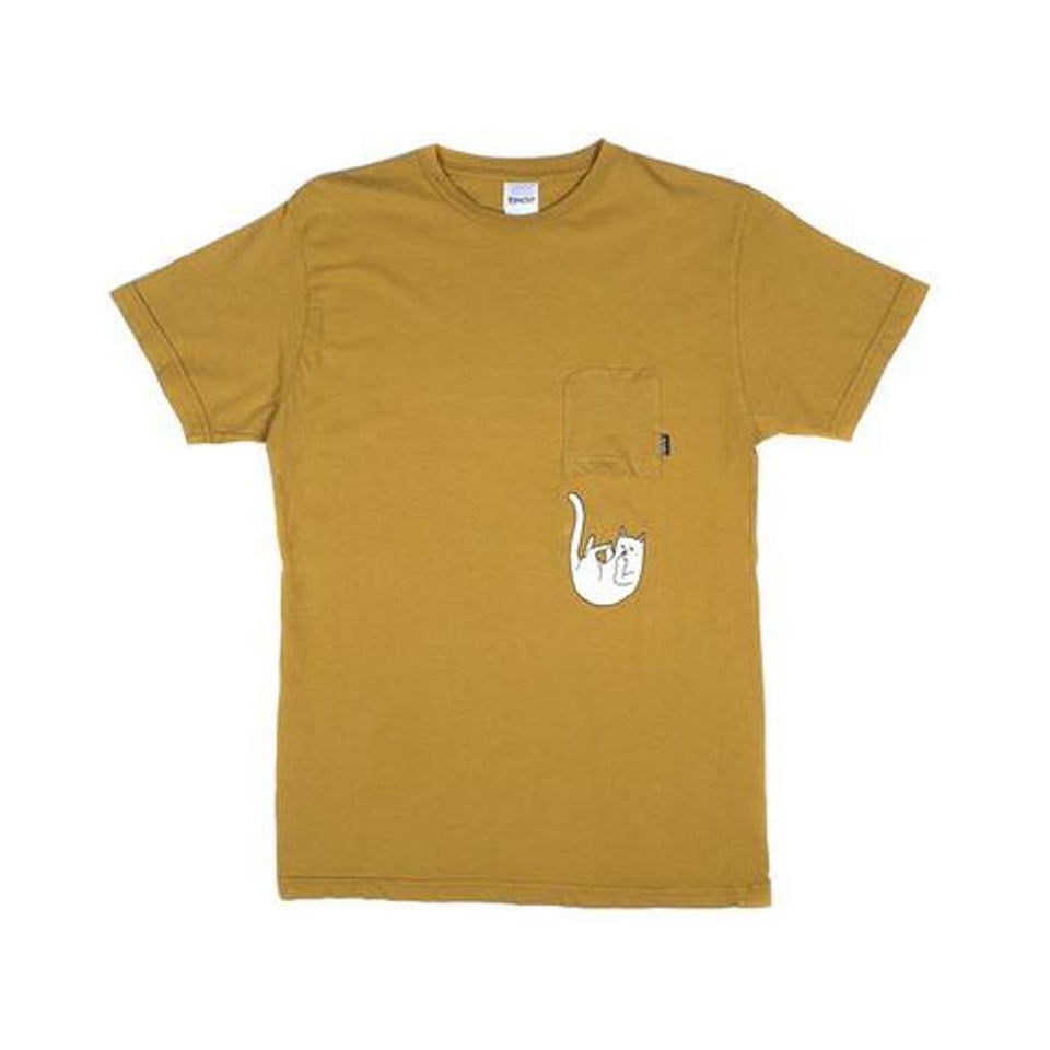 Ripndip Falling Nermal Pocket Tee Burnt Orange - 50-50 Skate Shop