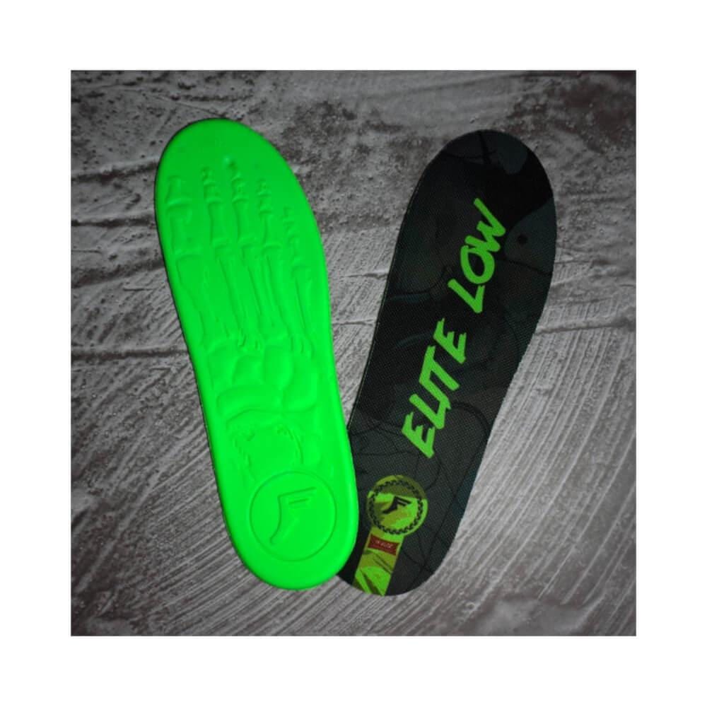 Footprint Elite Low Heel Insoles Classic Green Black - 50-50 Skate Shop