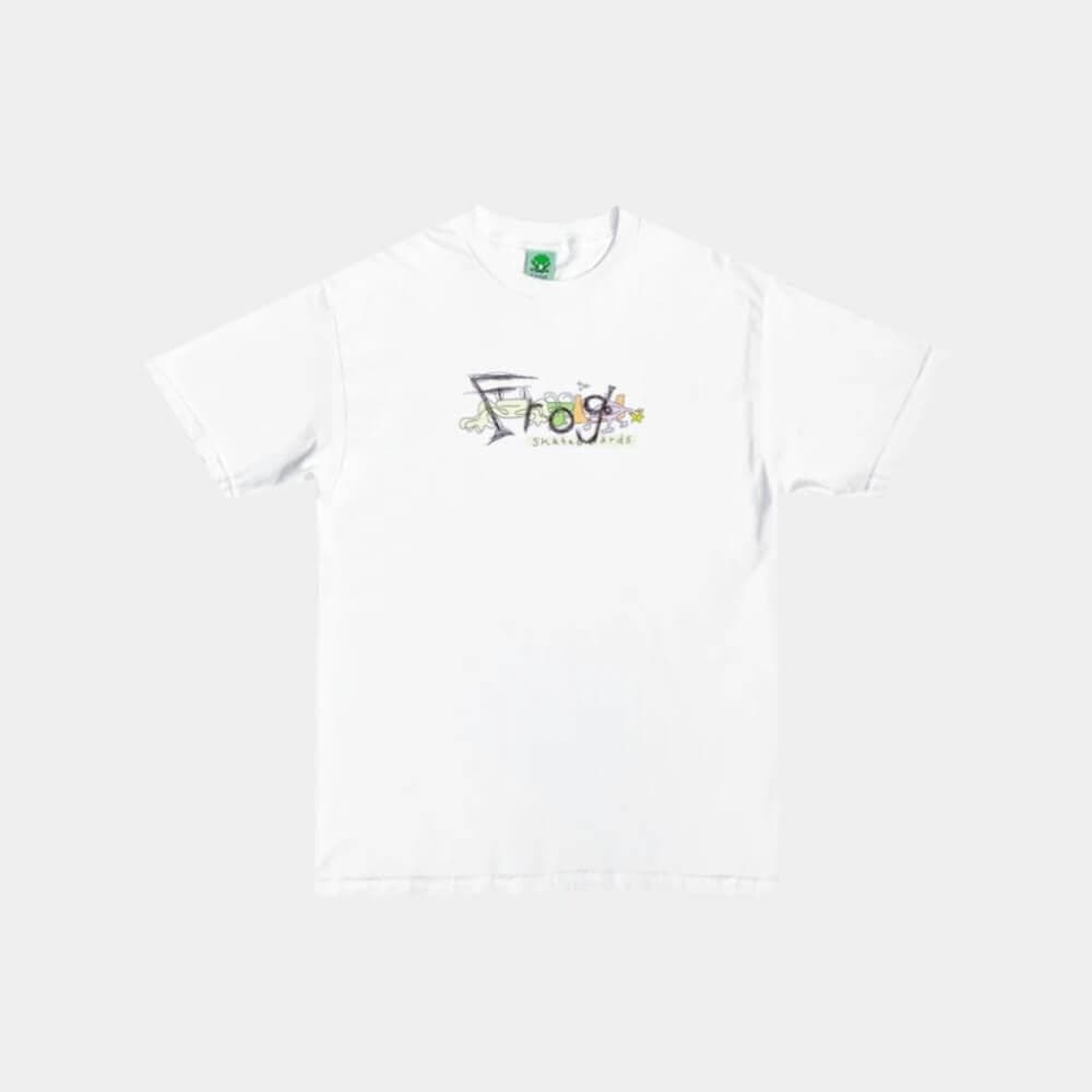 Frog Skate Busy Frog Tee White - 50-50 Skate Shop