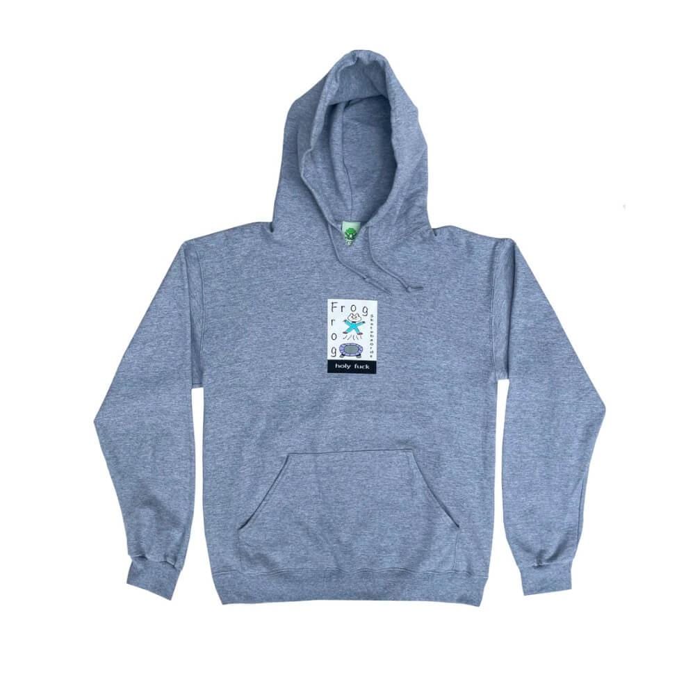 Frog Skate Holy F*ck Pullover Hoodie Athletic Grey 50-50 Skate Shop