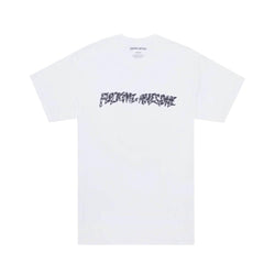 Fucking Awesome Skate Cheetah Stamp Tee White - 50-50 Skate Shop