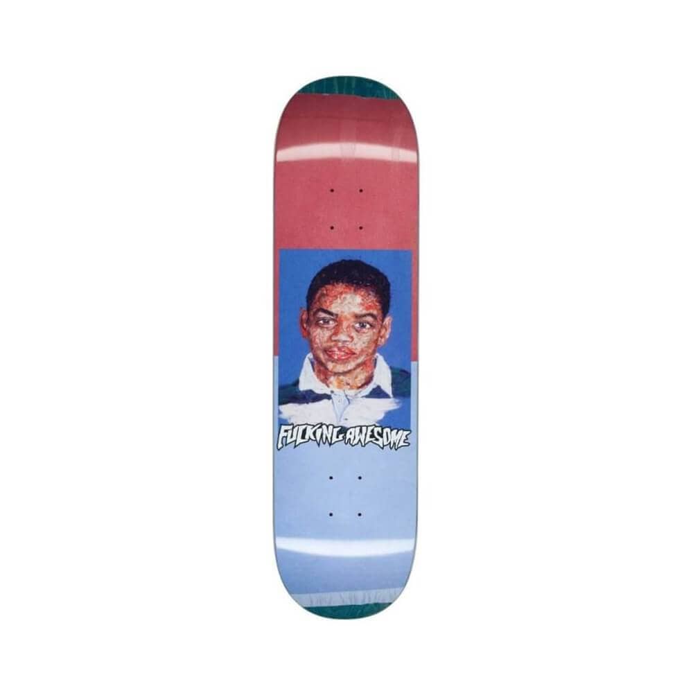 Fucking Awesome Skateboard Deck TJ Felt CP 8.25" x 31.79" Red Blue 14.12" WB - 50-50 Skate Shop