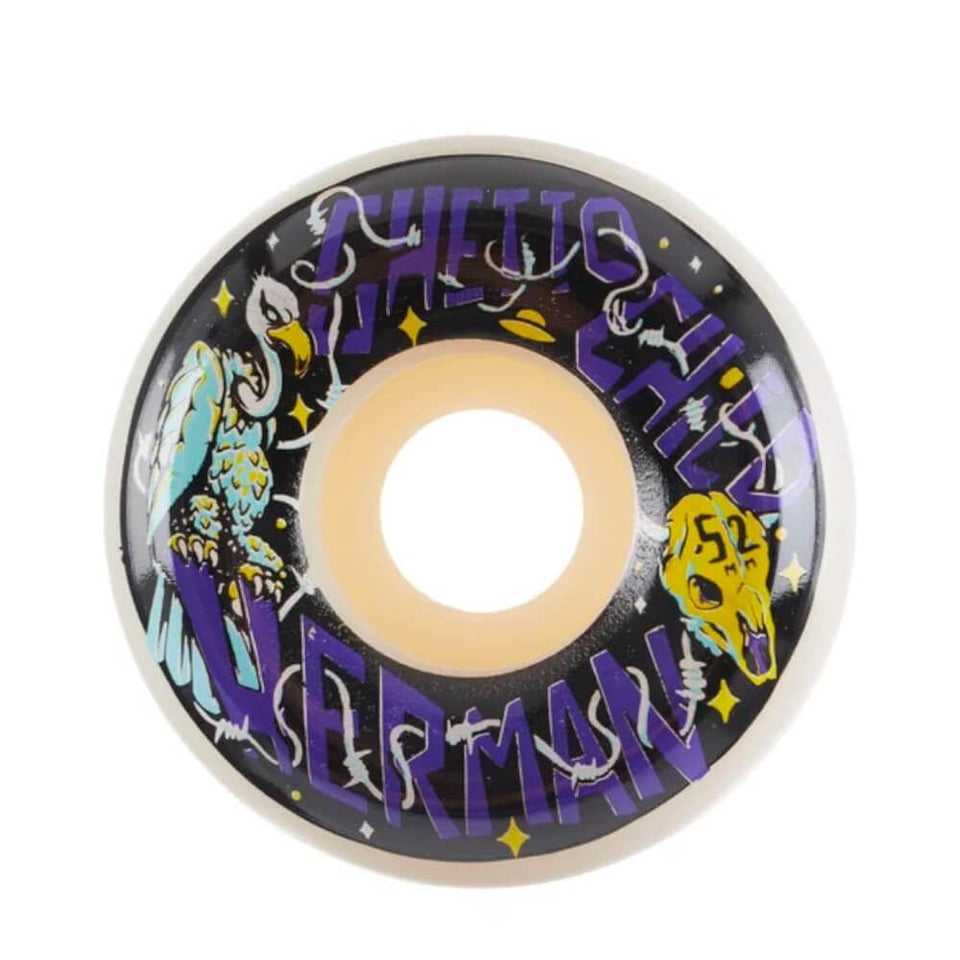 Ghetto Child Skateboard Wheels Mojave Bryan Herman 52mm 99a Conical Cut - Set of 4 - 50-50 Skate Shop
