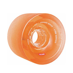 Globe Conical Cruiser Wheels 70mm 83A Clear Amber - Set of 4 - 50-50 Skate Shop