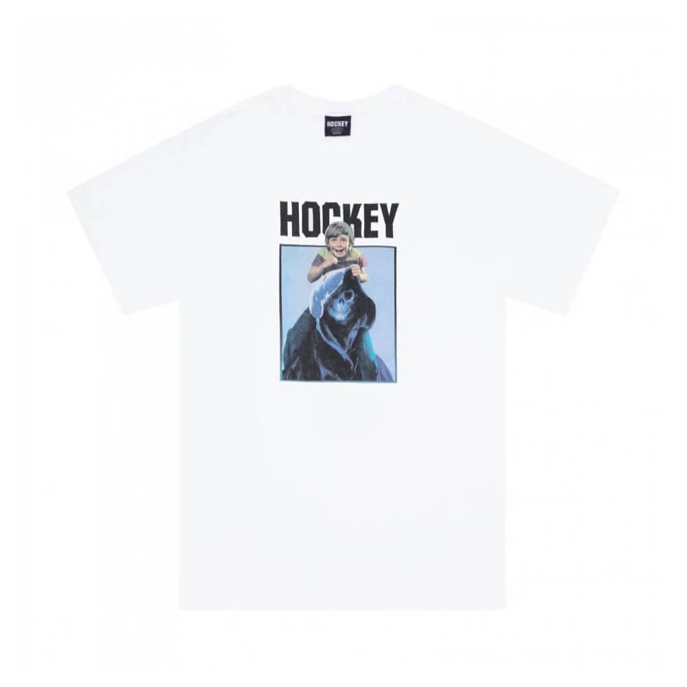 Hockey Skate Chaperone Tee White - 50-50 Skate Shop