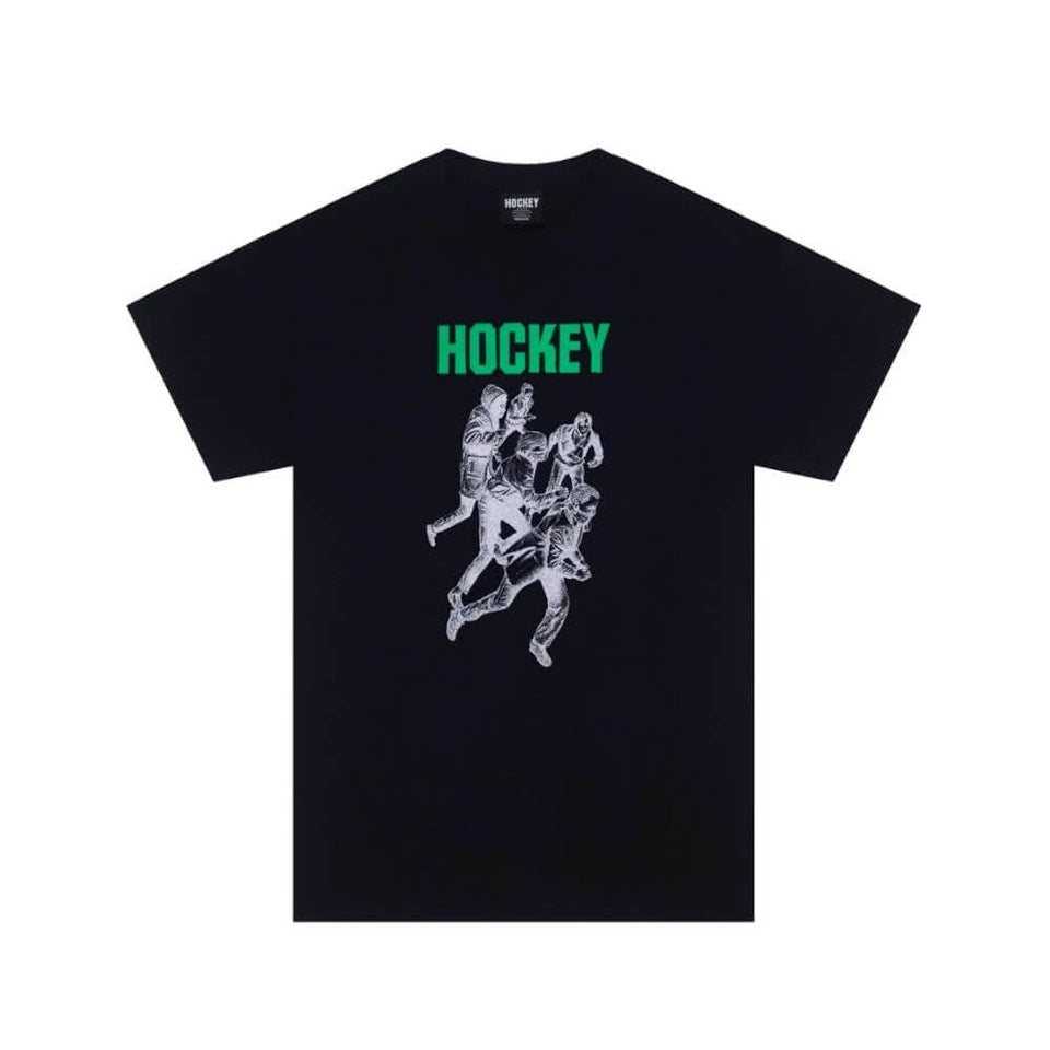 Hockey Skate Vandals Tee Black - 50-50 Skate Shop