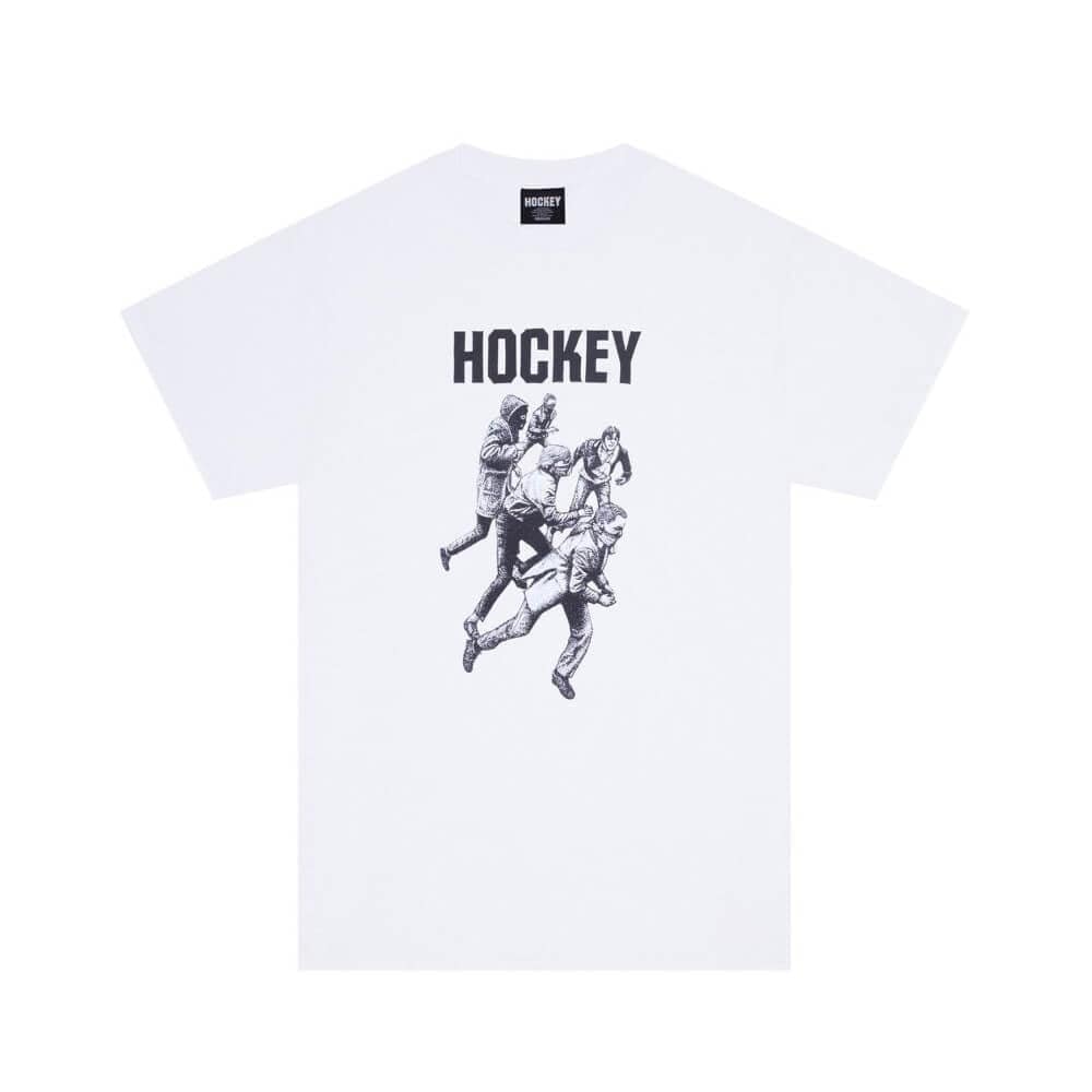 Hockey Skate Vandals Tee White - 50-50 Skate Shop