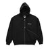 Polar Skate Stroke Logo Zip Hoodie Black - 50-50 Skate Shop