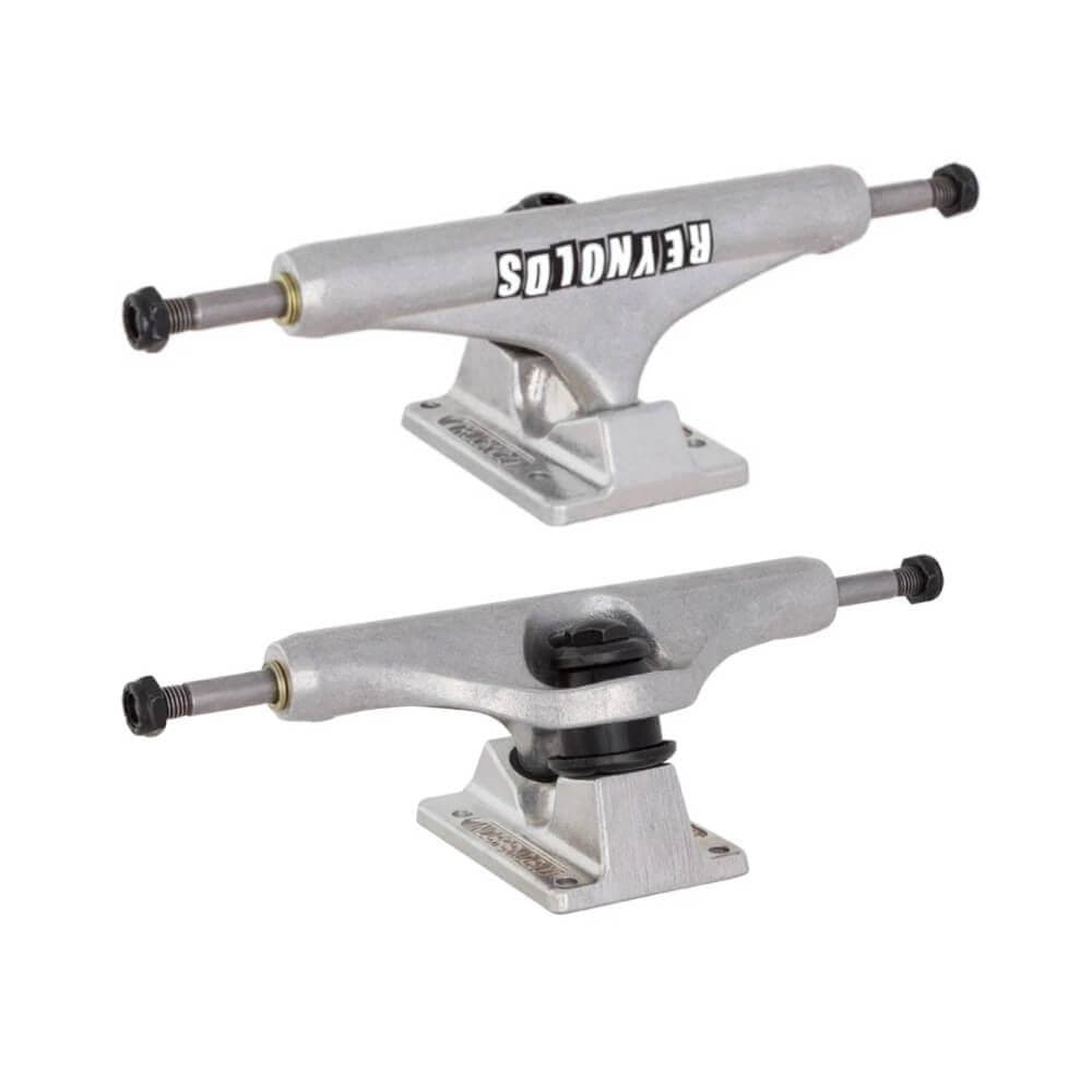 Independent Skateboard Trucks Reynolds Block Hollow Mid 139mm (8.0" Axle) Silver - Set of 2 - 50-50 Skate Shop