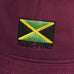 Passport Jamaica Bucket Hat Burgundy - 50-50 Skate Shop