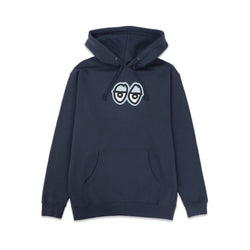 Krooked Skate Sweater Hoodie Eyes LG Slate Blue - 50-50 Skate Shop