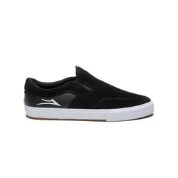 Lakai Owen VLK Slip On Black Suede - 50-50 Skate Shop
