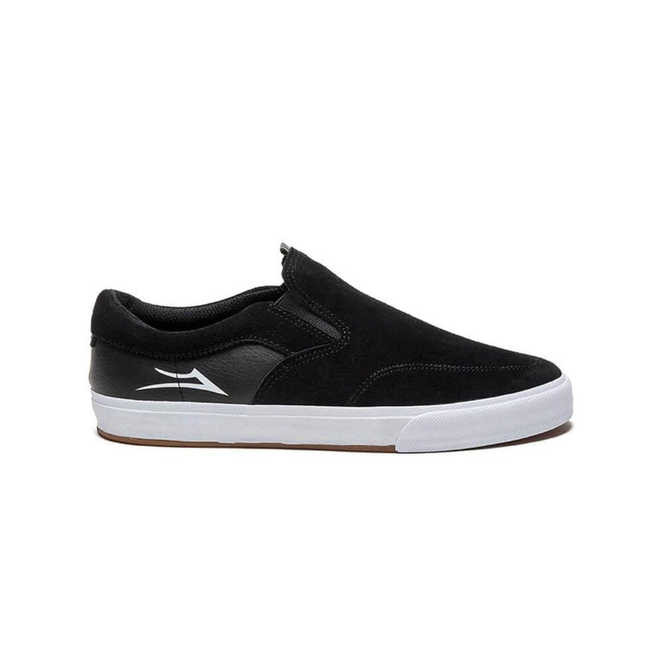 Lakai Owen VLK Slip On Black Suede - 50-50 Skate Shop