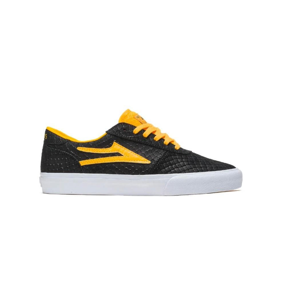 Lakai x Doom Sayers Manchester Q3 Black Gold Suede - 50-50 Skate Shop