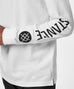 Stance Basis Long Sleeve Tee White - 50-50 Skate Shop