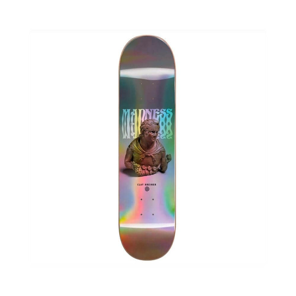 Madness Skateboard Deck Tantrum Impact Light 8.25" x 32.1" Clay Kreiner 14.25" WB - 50-50 Skate Shop