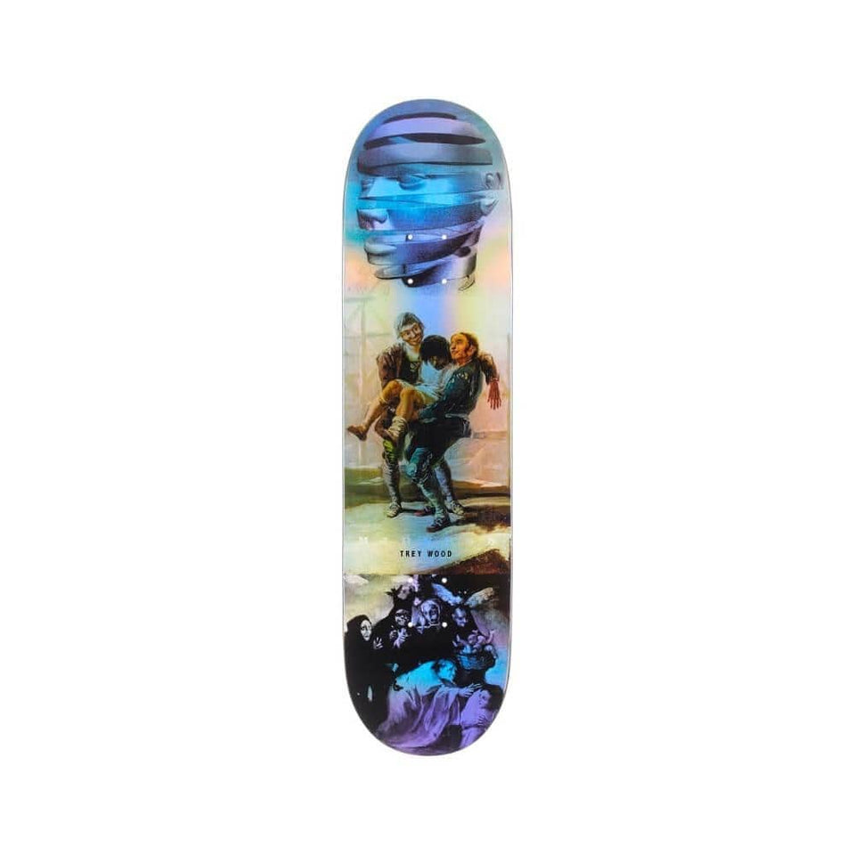 Madness Skateboard Deck Trey Blackout R7 8.25" x 32.1" Holographic 14.25" WB - 50-50 Skate Shop