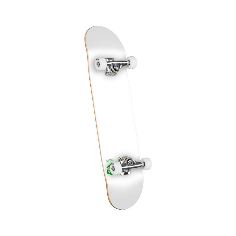 Mini Logo Skateboard Complete Detonator 8.25" x 31.95" Solid White 14.25" WB - 50-50 Skate Shop