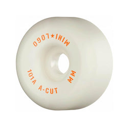 Mini Logo Skateboard Wheels A-CUT 2 51mm x 101a White - Set of 4 - 50-50 Skate Shop