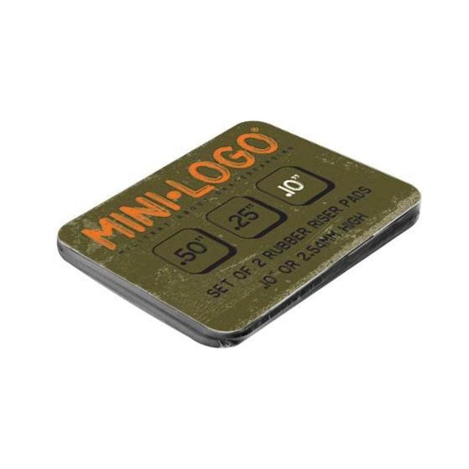 Mini Logo .1" Rubber Riser Pads - 50-50 Skate Shop