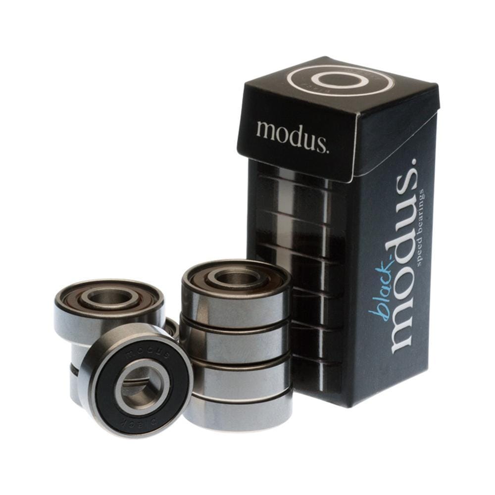 Modus Black Skateboard Bearings 8 Pack - 50-50 Skate Shop