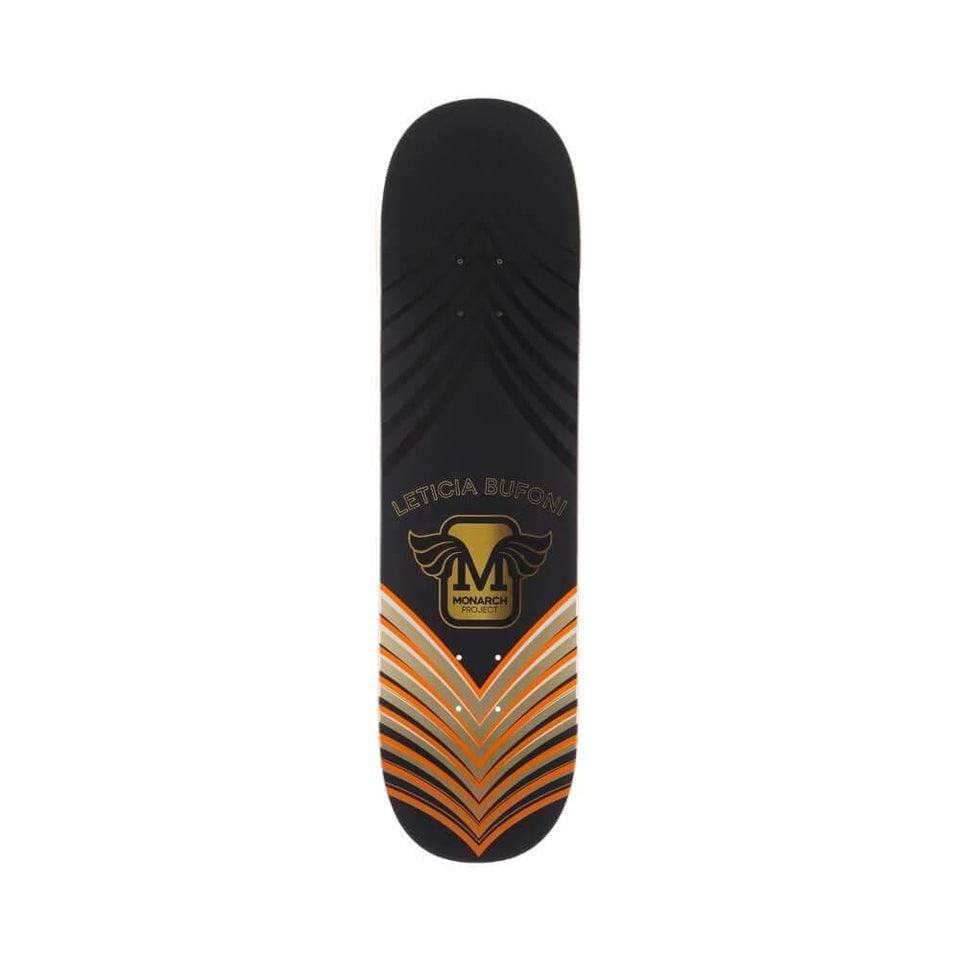 Monarch Skateboard Deck Horus Leticia Bufoni 8.375" x 31.9" Orange 14.25" WB - 50-50 Skate Shop