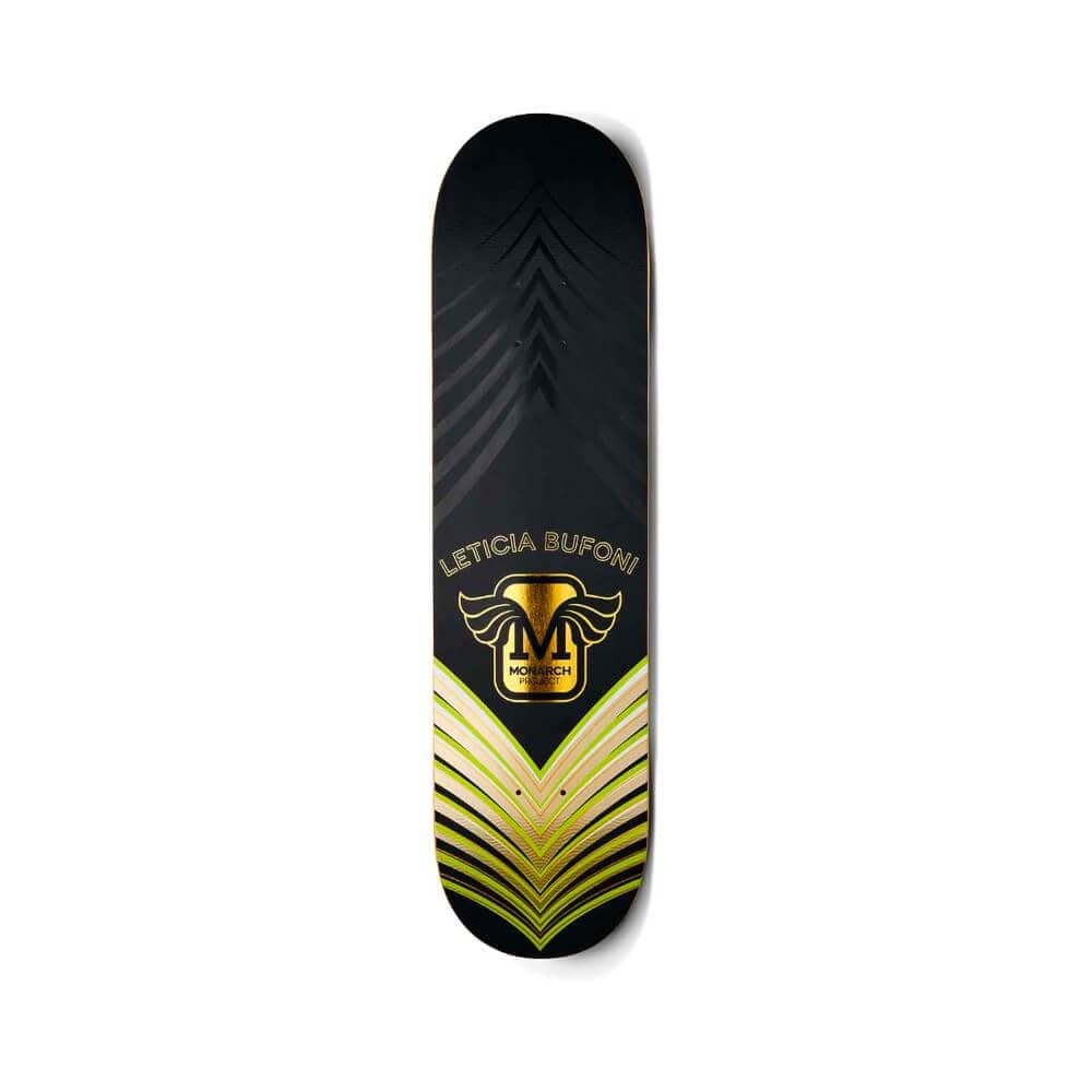 Monarch Skateboard Deck Horus Leticia Bufoni 8.5" x 31.9" Green 14.25" WB - 50-50 Skate Shop