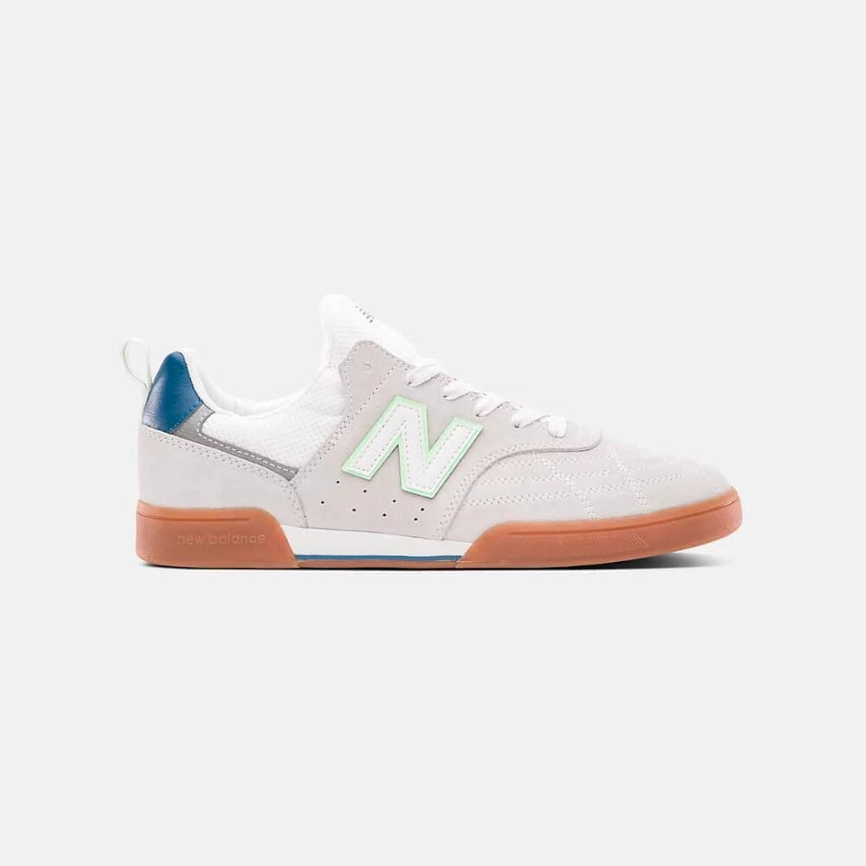 New Balance Numeric 288 V1 White with Powder Green - 50-50 Skate Shop