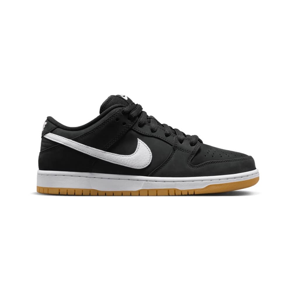 Nike SB Dunk Low Pro - Black White Gum | 50-50 Skate Shop