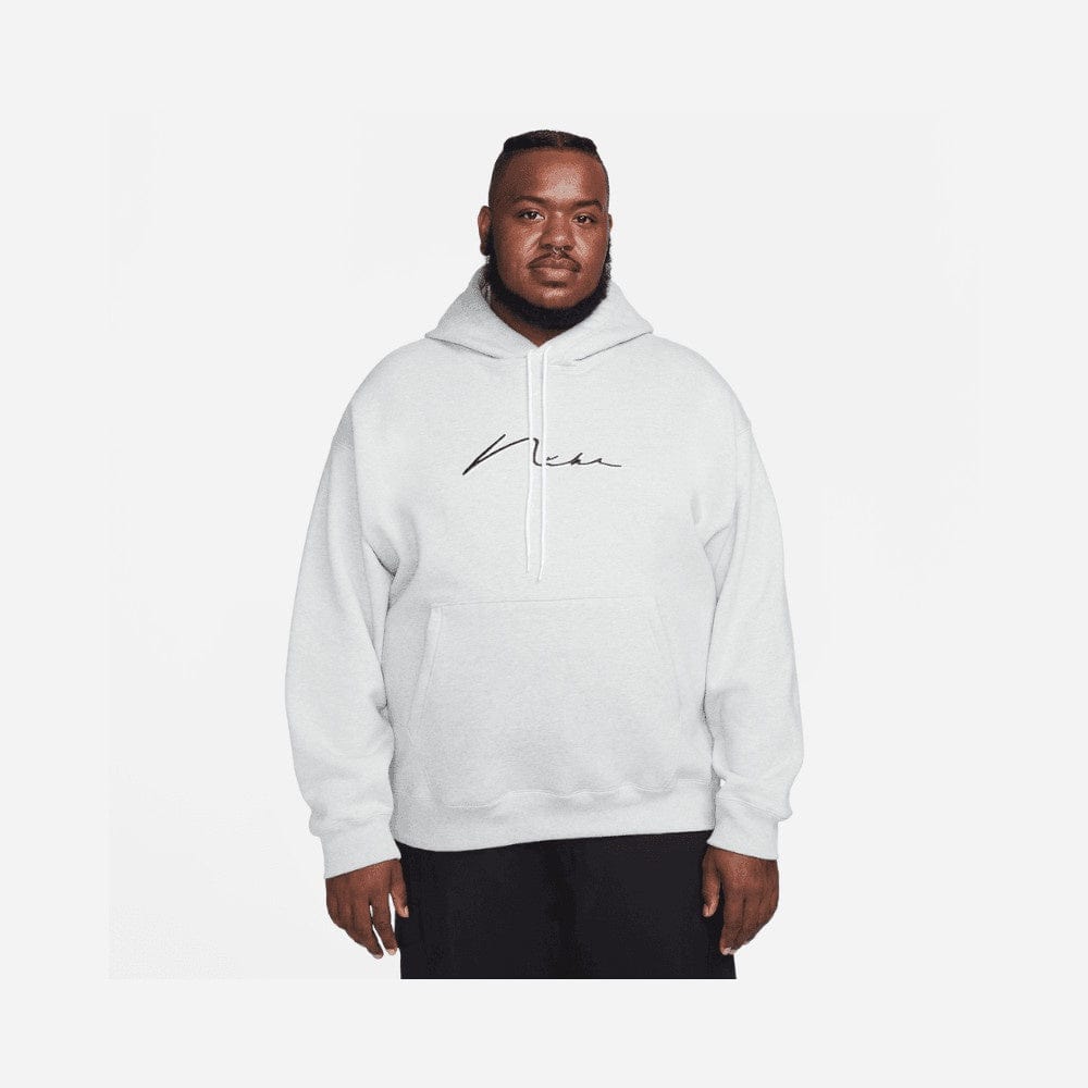 Nike SB Fleece Skate Hoodie Grey Heather White 50-50 Skate Shop