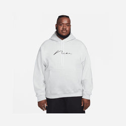 Nike SB Fleece Skate Hoodie Grey Heather White - 50-50 Skate Shop